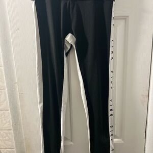 PINK Victoria's Secret Black and White Leggings